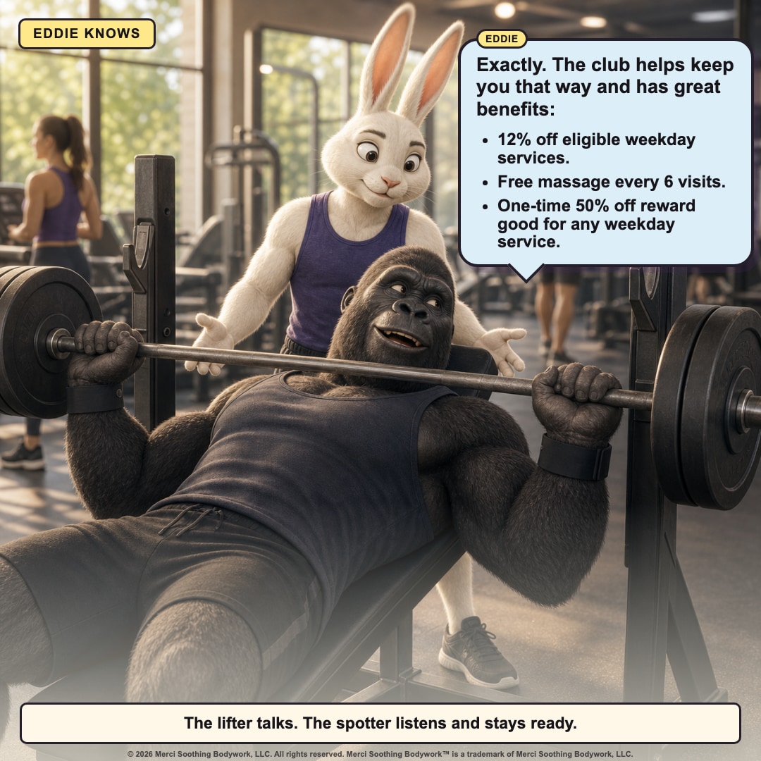 Eddie explains Weekday Wellness Club benefits.